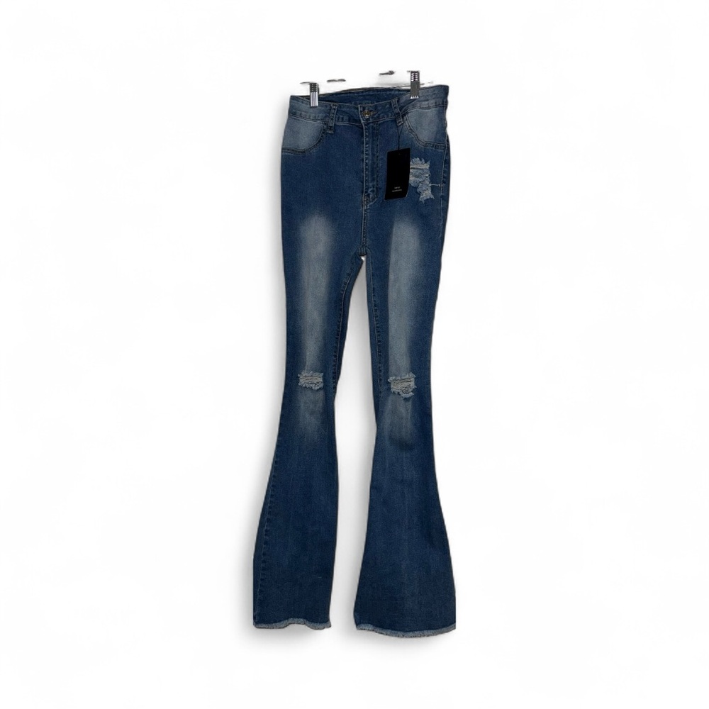 Classic Blue Flared Women Jeans